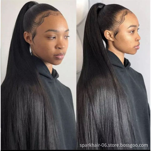 Mink Straight Brazilian Human Hair Lace Front Wig Remy Hd Lace Wigs Natural Human Hair Wigs For Black Women